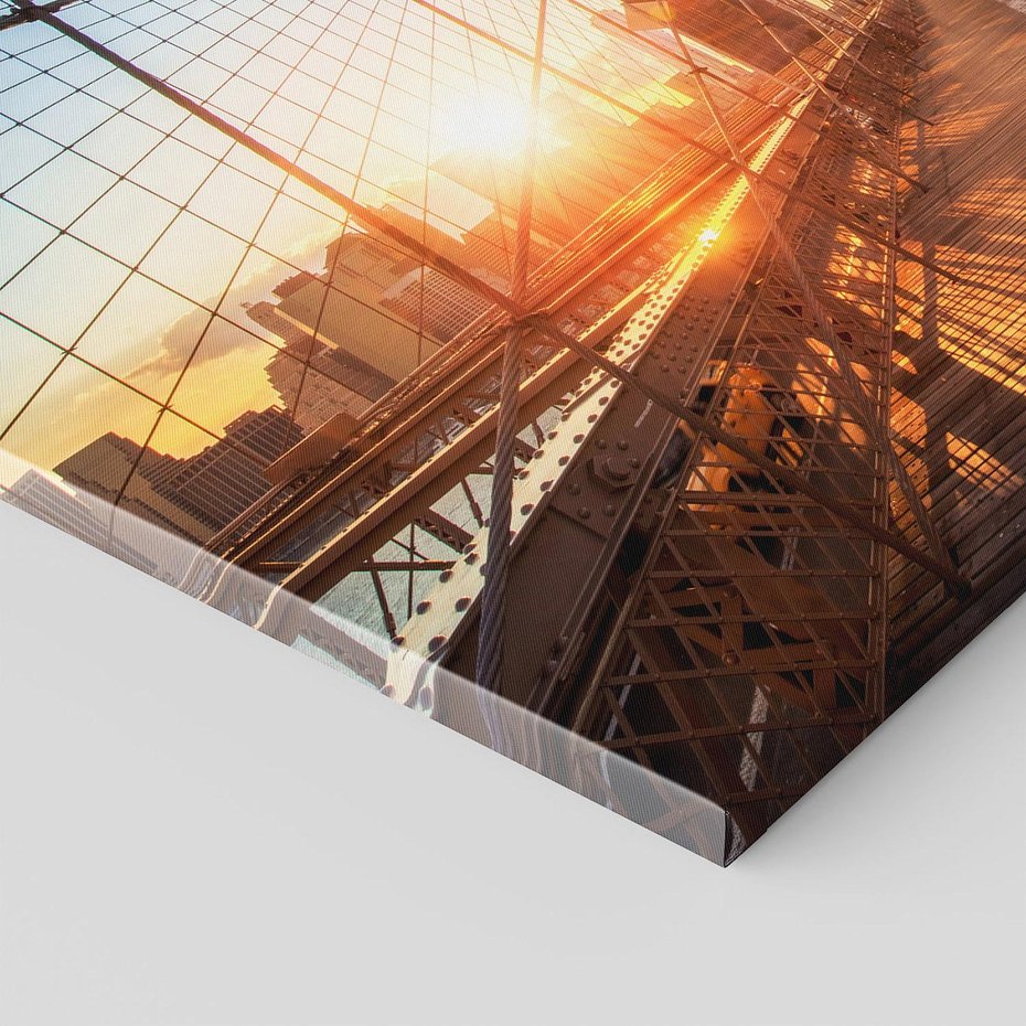 Obraz na płótnie 70x50 - Mosty Manhattanu - most, Nowy Jork