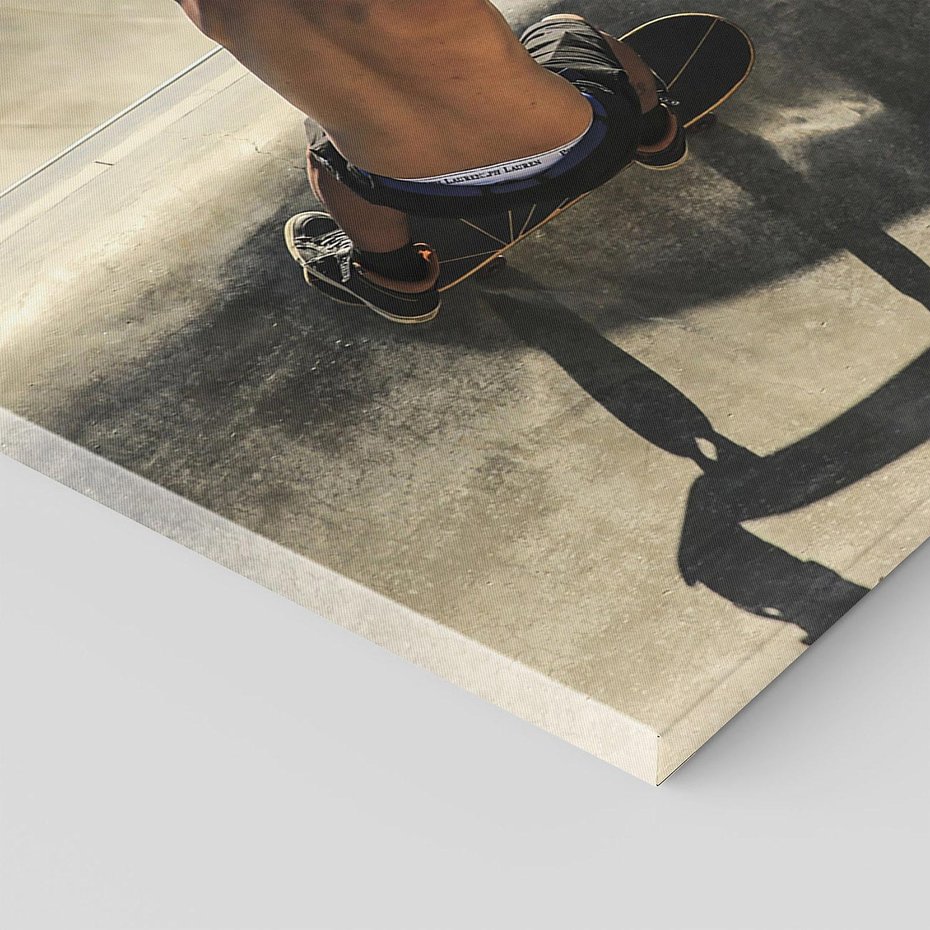 Obraz na płótnie 100x70 - Skateboardowe Wyzwanie na Desce - deskorolka, skateboard