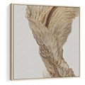 Obraz w ramie 80x80 - Suszone piękno - susz, suche - rama drewno