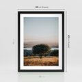 Plakat w ramie 30x40 - Siła Natury - drzewo, pejzaż - rama czarna