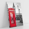 Obraz na płótnie 70x100 - Budka w Londynie - Londyn, budka