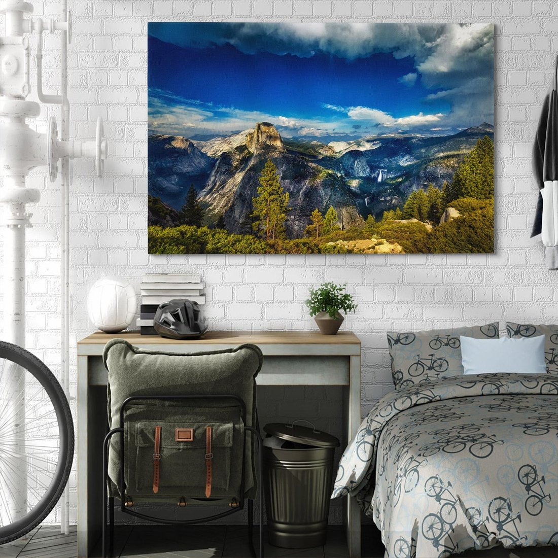 Obraz na płótnie 120x80 - Zaklęty las oaza spokoju - góry, las