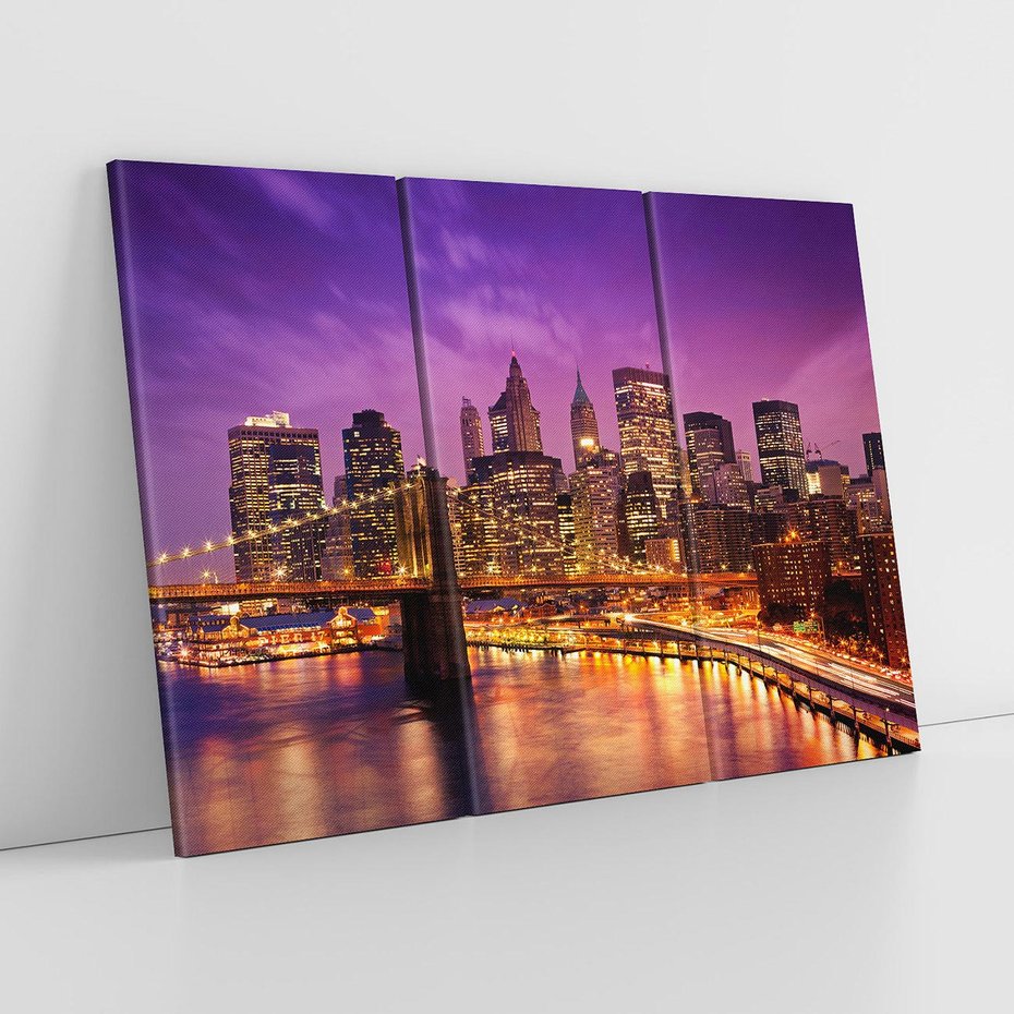 Obraz na płótnie 120x80 - Nowy Jork: miasto nieprzespanych nocy - New York, USA