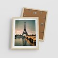 Plakat w ramie 40x50 - Paryski Szczyt - Paryż, wieża - rama drewno