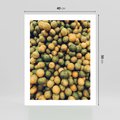 Plakat bez ramy 40x50 - Świeżość Cytrusów - cytryny, limonki
