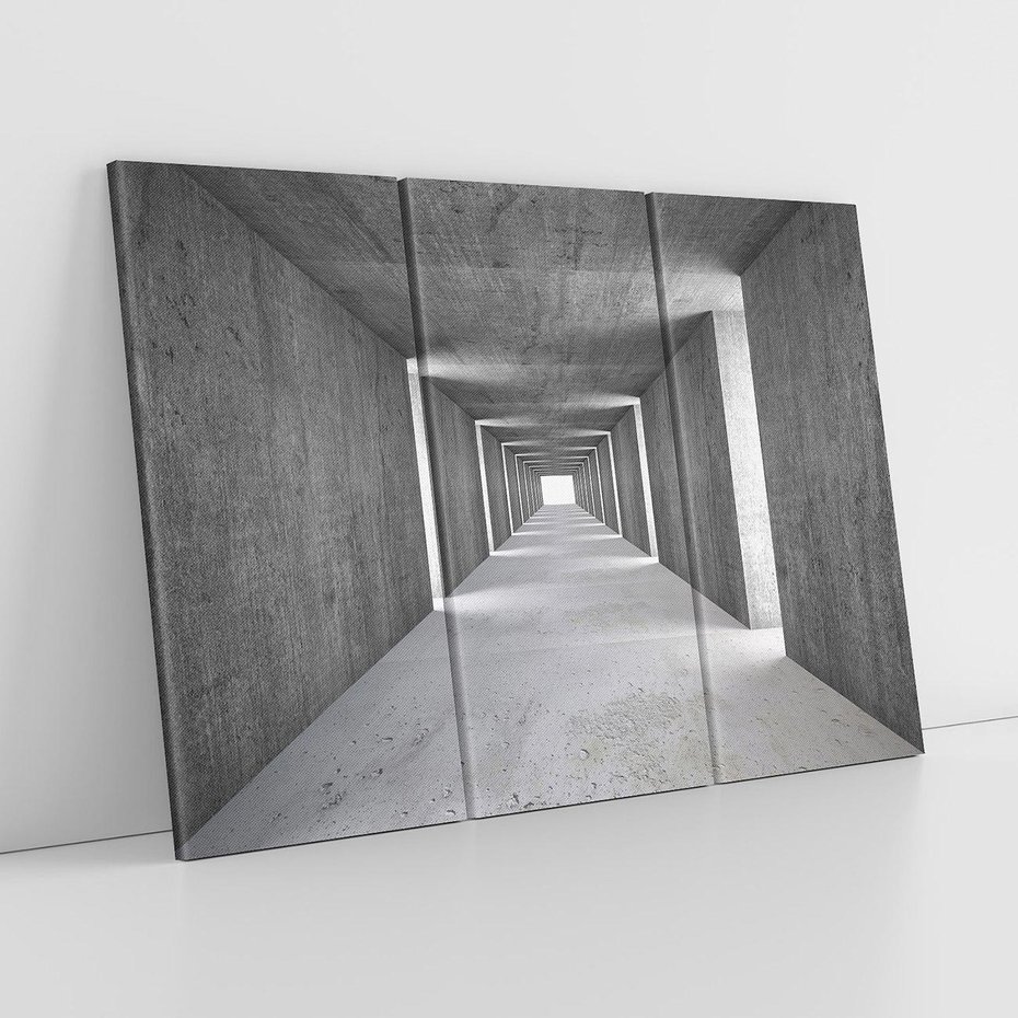 Obraz na płótnie 120x80 - Abstrakcyjna głębia - 3D, tunel