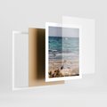 Plakat w ramie 40x50 - Relaks na Plaży - wakacje, plaża - rama biała
