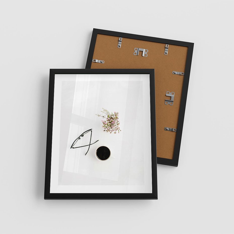 Plakat w ramie 40x50 - Codzienne Radości - kompozycja, bukiet - rama czarna