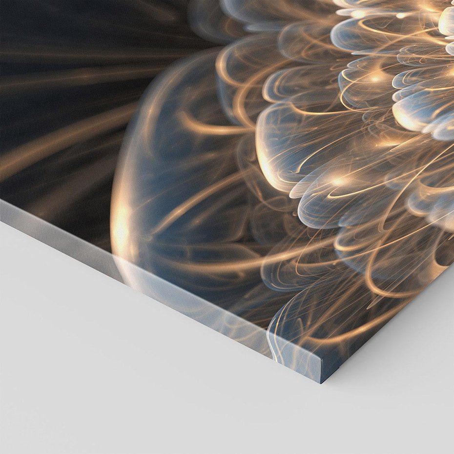 Obraz na płótnie 100x70 - Nowoczesny Kwiat - kwiat, nowoczesny