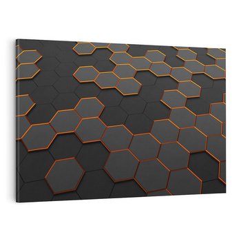 Obraz na płótnie 120x80 - Trójwymiarowa abstrakcja - 3D, abstrakcja