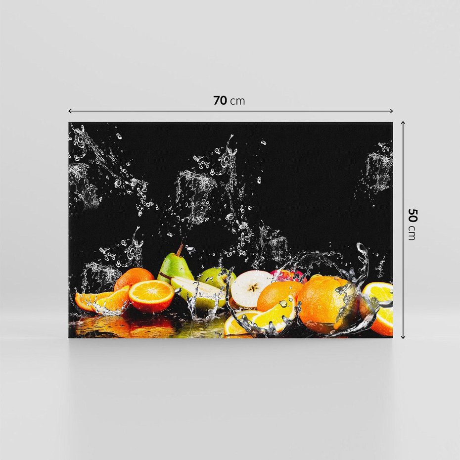 Obraz na płótnie 70x50 - Owoce w Restauracji - owoce, kuchnia