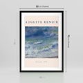 Plakat w ramie 50x70 - Auguste Renoir: Plakat z Pięknem Morza - auguste renoir, reprodukcja - rama czarna