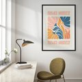 Plakat bez ramy 30x40 - Spójny Dysonans - pastelowe kolory, typografia