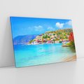 Obraz na płótnie 100x70 - Urok greckich wysp nad morzem - Grecja, morze