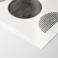 Plakat bez ramy 30x40 - Tajemnicza Kompozycja - abstrakcyjne czarno białe formy, minimalizm
