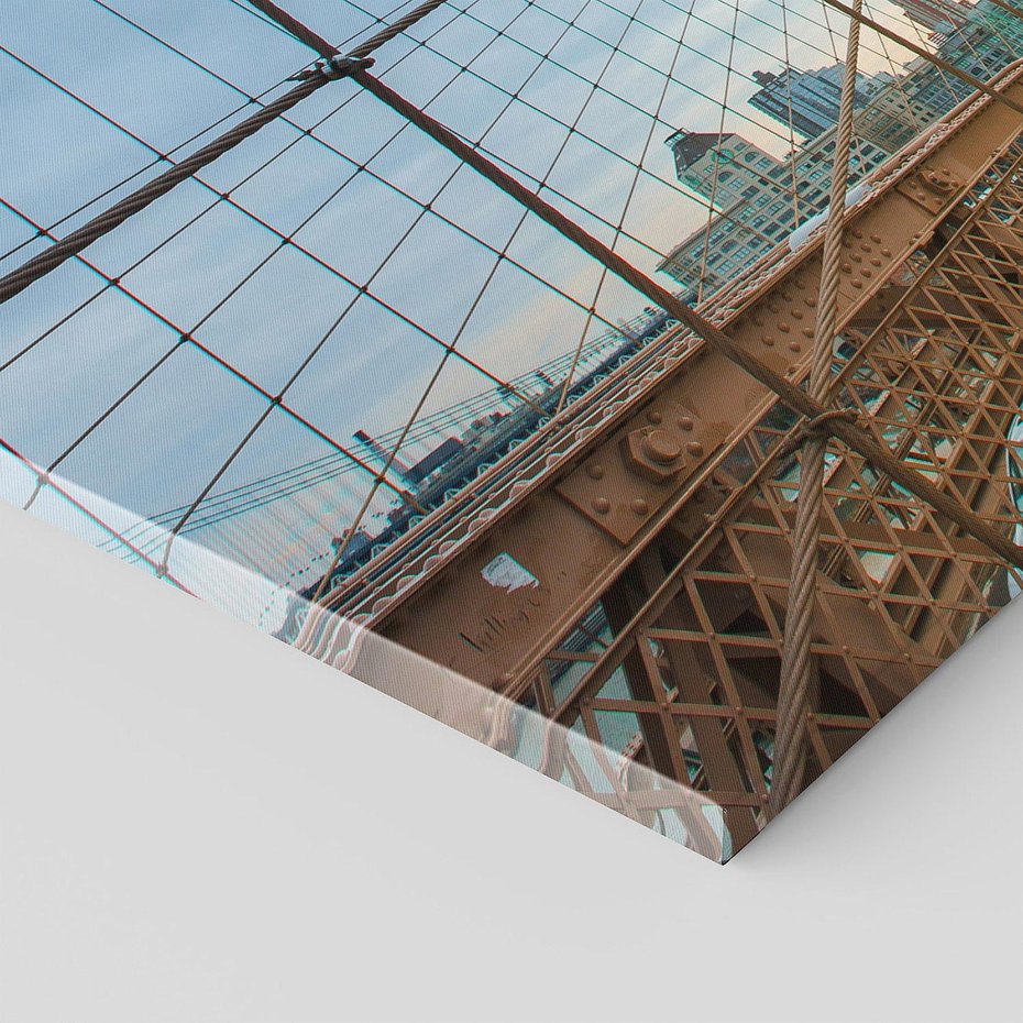 Obraz na płótnie 100x50 - Duch Manhattanu - most, Nowy Jork