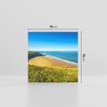 Obraz na płótnie 70x70 - Morze na Plaży - Błękitne Rajskie Zakątki - morze, plaża