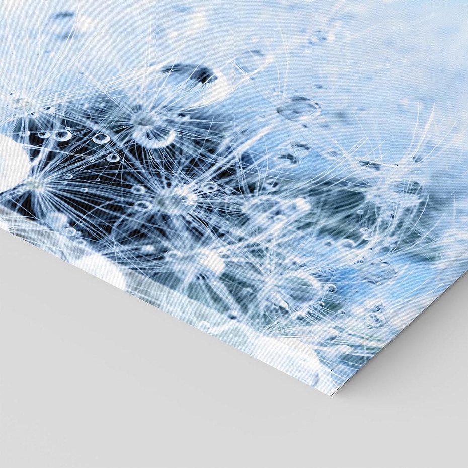 Obraz na płótnie 40x40 - Kwiatowa abstrakcja - abstrakcja, kwiat