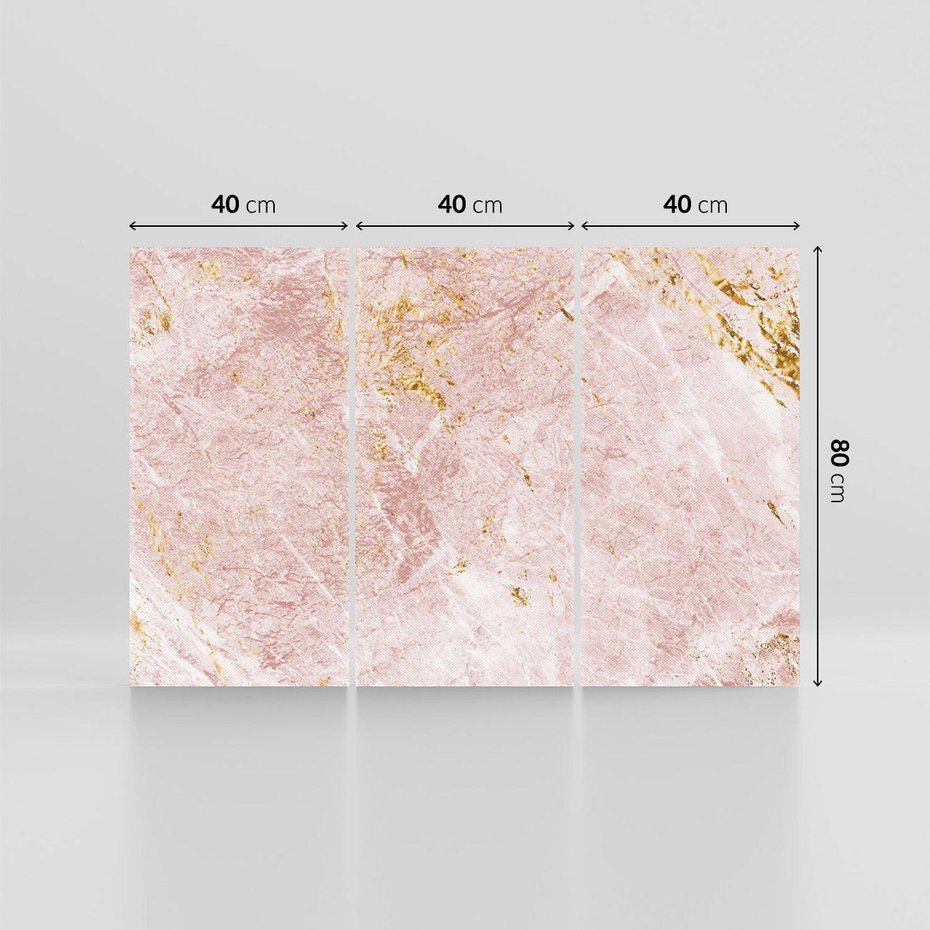 Obraz na płótnie 120x80 - Wyjątkowa Stylizacja - marmur, złoto