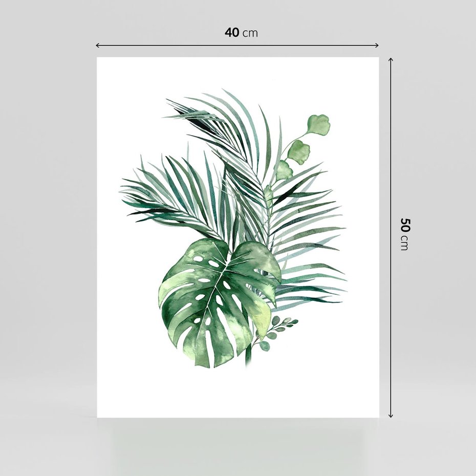 Plakat bez ramy 40x50 - Przyjemność Złotej Natury - złote, liście