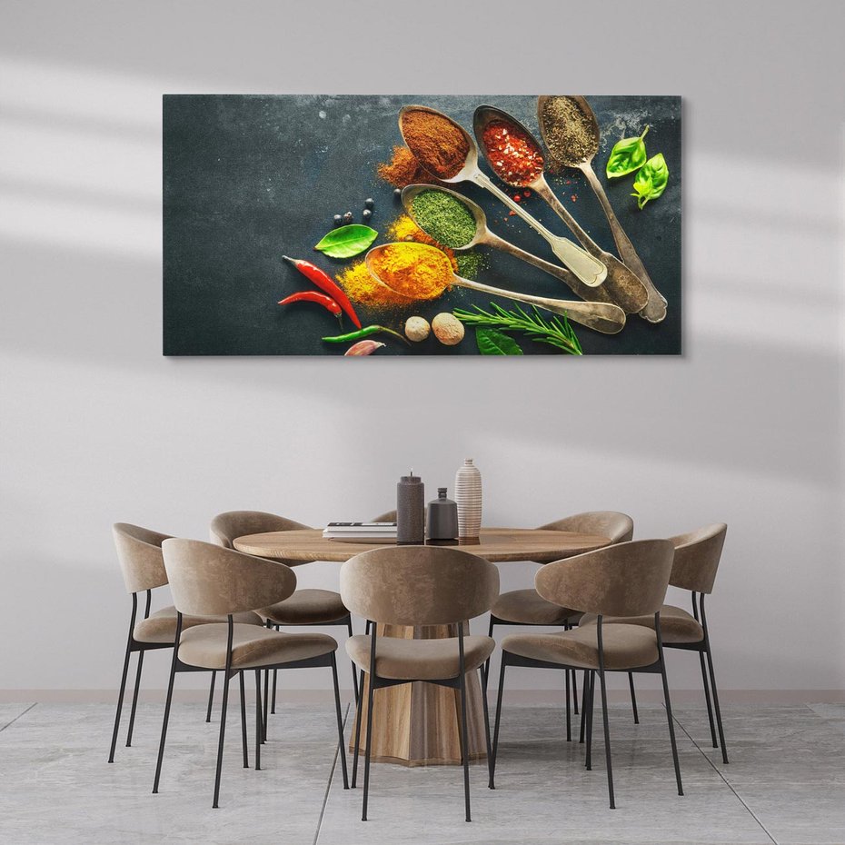 Obraz na płótnie 120x60 - Smak Orientu - przyprawy, azja