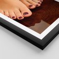 Plakat w ramie 30x40 - Manicure i Pedicure - manicure, pedicure - rama czarna