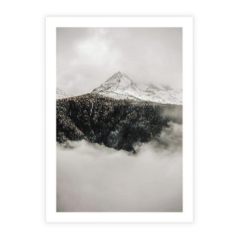 Plakat bez ramy 50x70 - Zimowa Wielkość - górski krajobraz, zima w górach