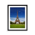 Plakat w ramie 30x40 - Eiffla: symbole Paryża - Eiffla, Paryż - rama czarna
