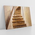Obraz na płótnie 120x80 - Schody Wymiarów - schody, tunel
