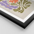 Plakat w ramie 50x70 - Bezgraniczne Impresje - kwiaty, abstrakcja - rama czarna