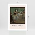 Plakat bez ramy 21x30 - Elegancja Baletu - Edgar Degas, reprodukcja obrazu