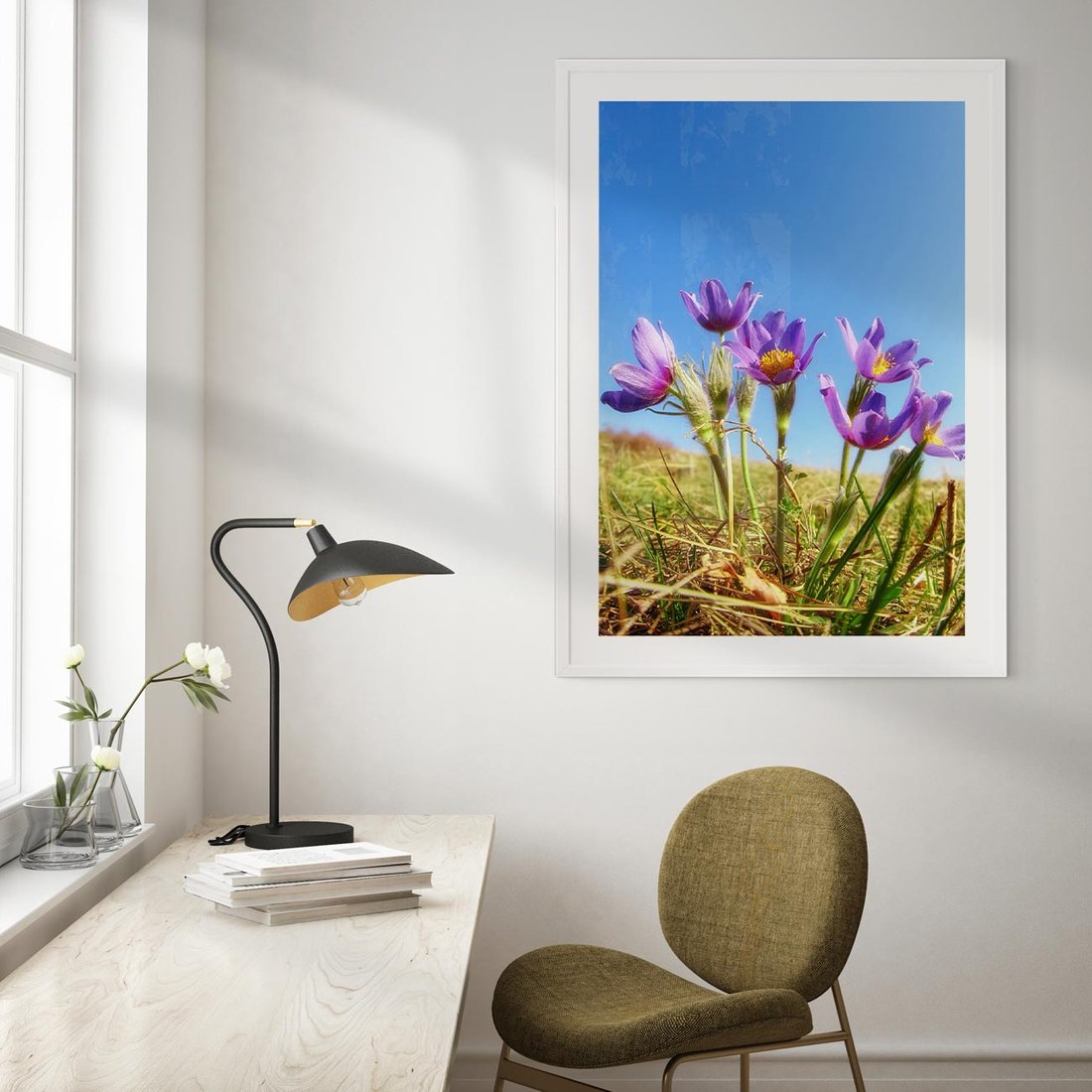 Plakat bez ramy 50x70 - Kwiatowa siła łąki - kwiaty, łąka