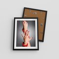 Plakat w ramie 30x40 - Manicure i Pedicure - Piękno Paznokci - manicure, pedicure - rama czarna