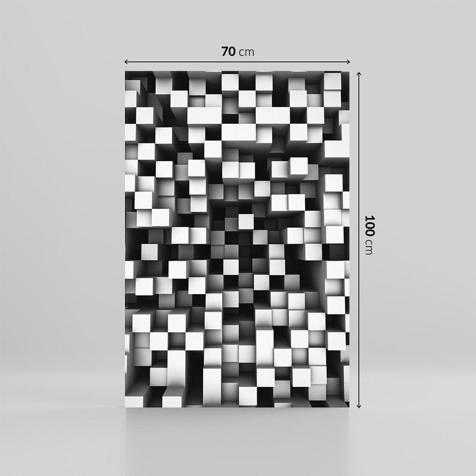 Obraz na płótnie 70x100 - Abstrakcyjne wizje w 3D - 3D, abstrakcja