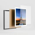 Plakat w ramie 40x50 - Wieża Eiffla w Innej Odsłonie - wieża, Eiffla - rama czarna