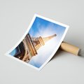 Plakat bez ramy 21x30 - Eiffla - ikona Paryża - Eiffla, Paryż