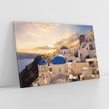 Obraz na płótnie 70x50 - Błękitna oaza w Grecji - Santorini, Grecja