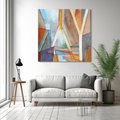 Obraz na płótnie 30x30 - Geometria abstrakcji - abstrakcja, geometria