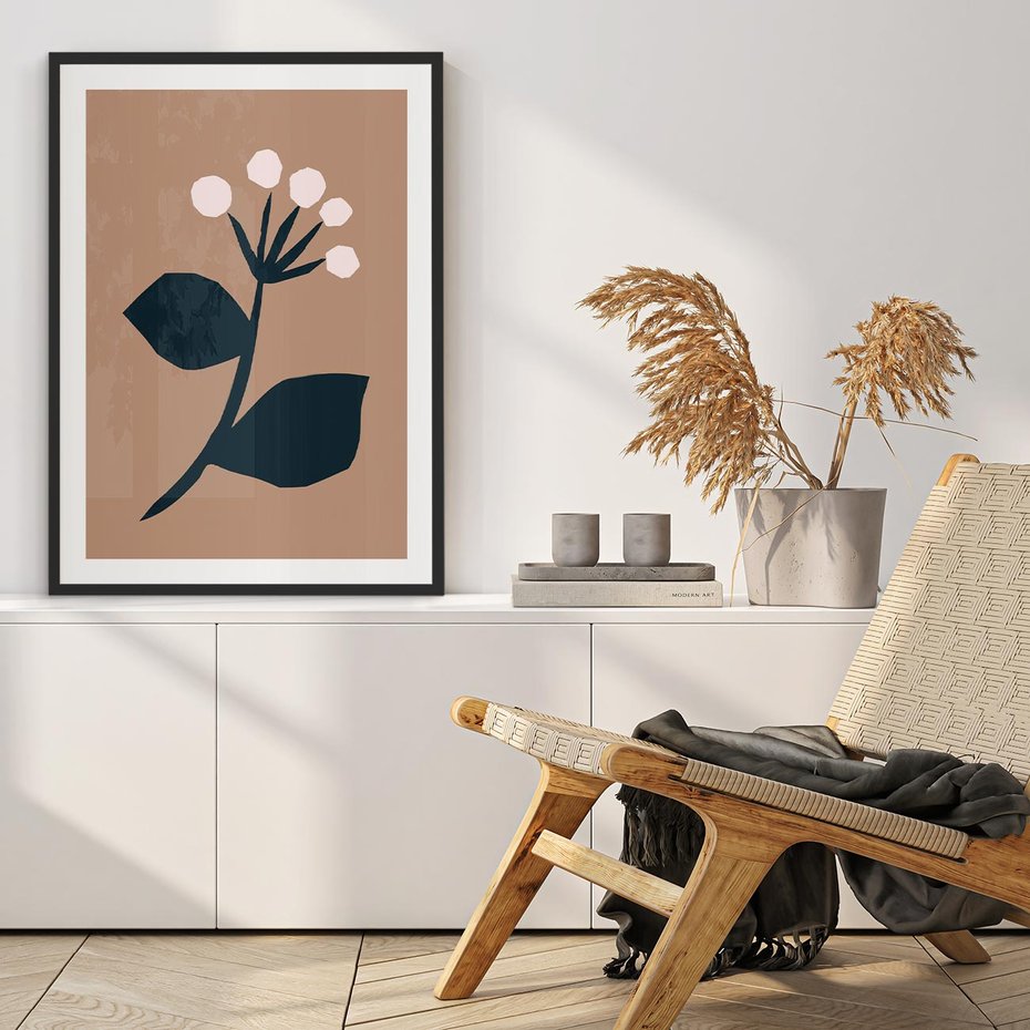 Plakat bez ramy 21x30 - Rozbijające Granice - abstrakcyjny obraz, plakat