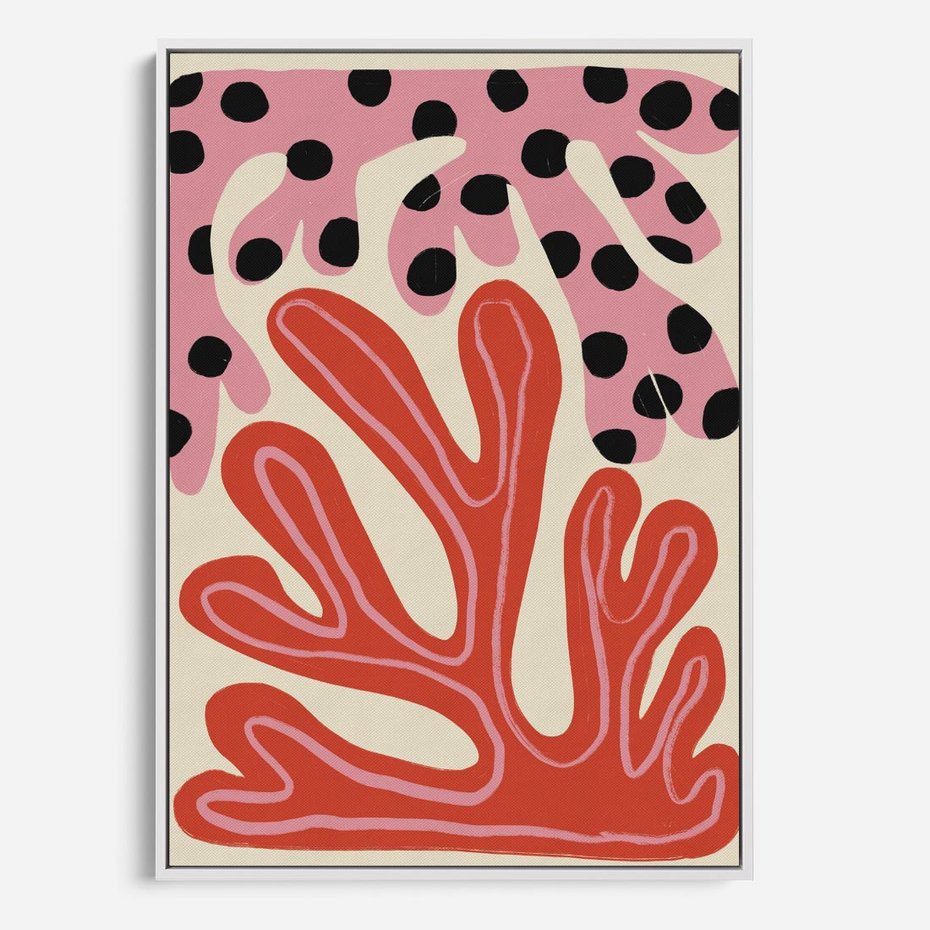 Obraz w ramie 80x120 - Księga Pastelowych Impulsów - abstrakcyjny obraz, plakat - rama biała