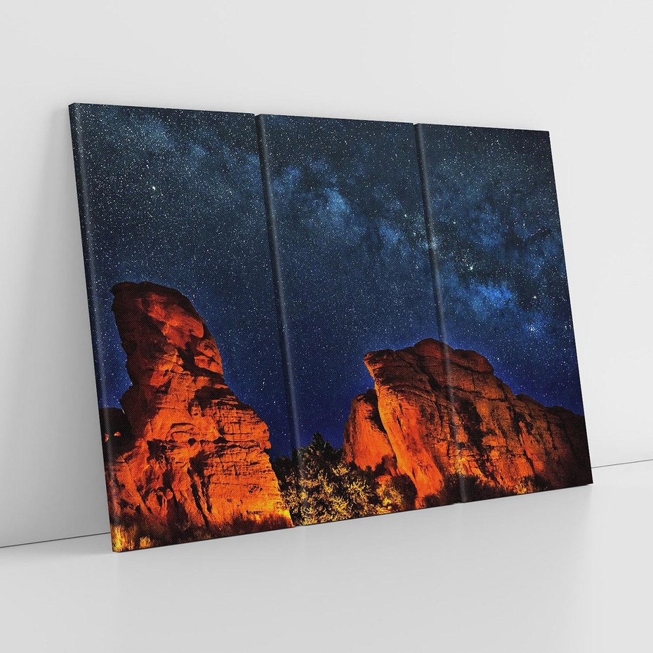 Obraz na płótnie 120x80 - Podróż przez kosmiczne gwiazdy - gwiazdy, kosmos