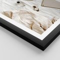 Plakat w ramie 30x40 - Perfumy, Książka i Moda - kobieca kompozycja, perfumy - rama czarna