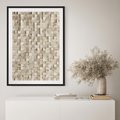 Plakat bez ramy 30x40 - Geometryczne 3D: Abstrakcyjna Harmonia - geometryczne, 3D