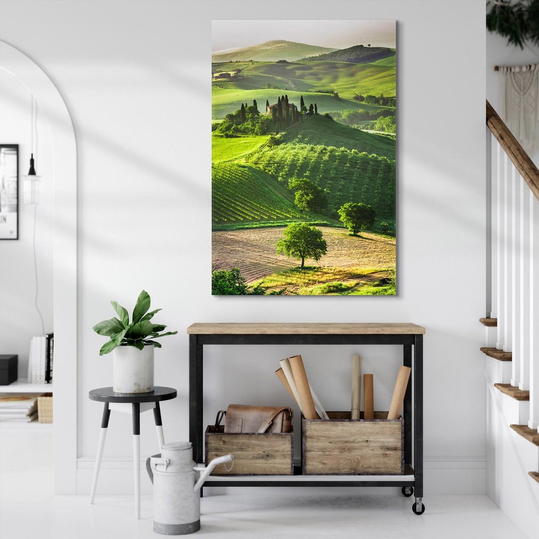 Obraz na płótnie 50x70 - Pejzaż Widoczek - widoczek, pejzaż