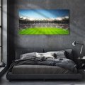 Obraz na płótnie 140x70 - Magia Piłkarskiego Stadionu: Sport i Emocje - stadion, piłka