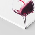 Obraz na płótnie 120x80 - Radość w smaku wina - wino