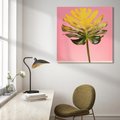 Obraz na płótnie 60x60 - Majestatyczna monstera - monstera, liść