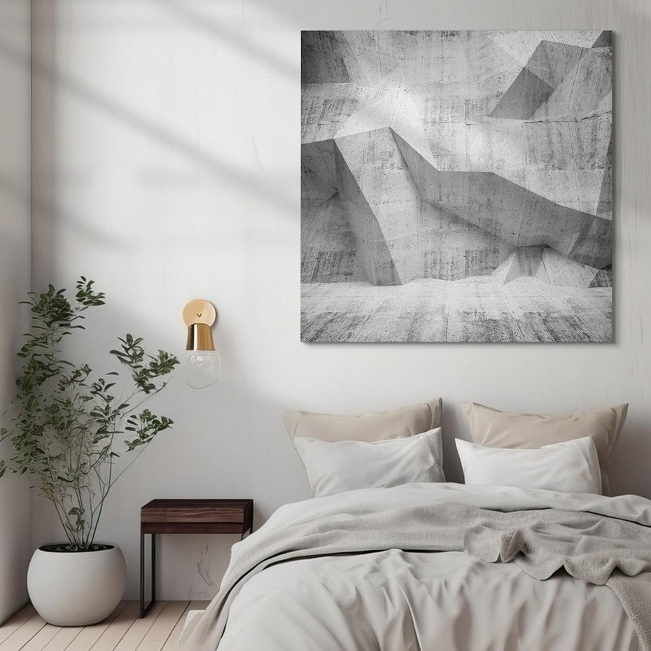 Obraz na płótnie 70x70 - Geometryczna harmonia sztuki - geometria, sztuka