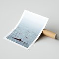 Plakat bez ramy 30x40 - Spotkanie z Orką - morze, ocean