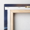 Obraz na płótnie 30x30 - Podróż samolotem w pejzaż - samolot, podróż